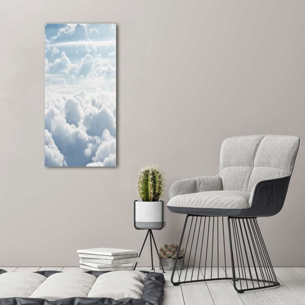 Acrylique tableau Vol au-dessus des nuages