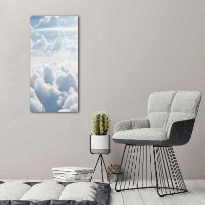 Acrylique tableau Vol au-dessus des nuages