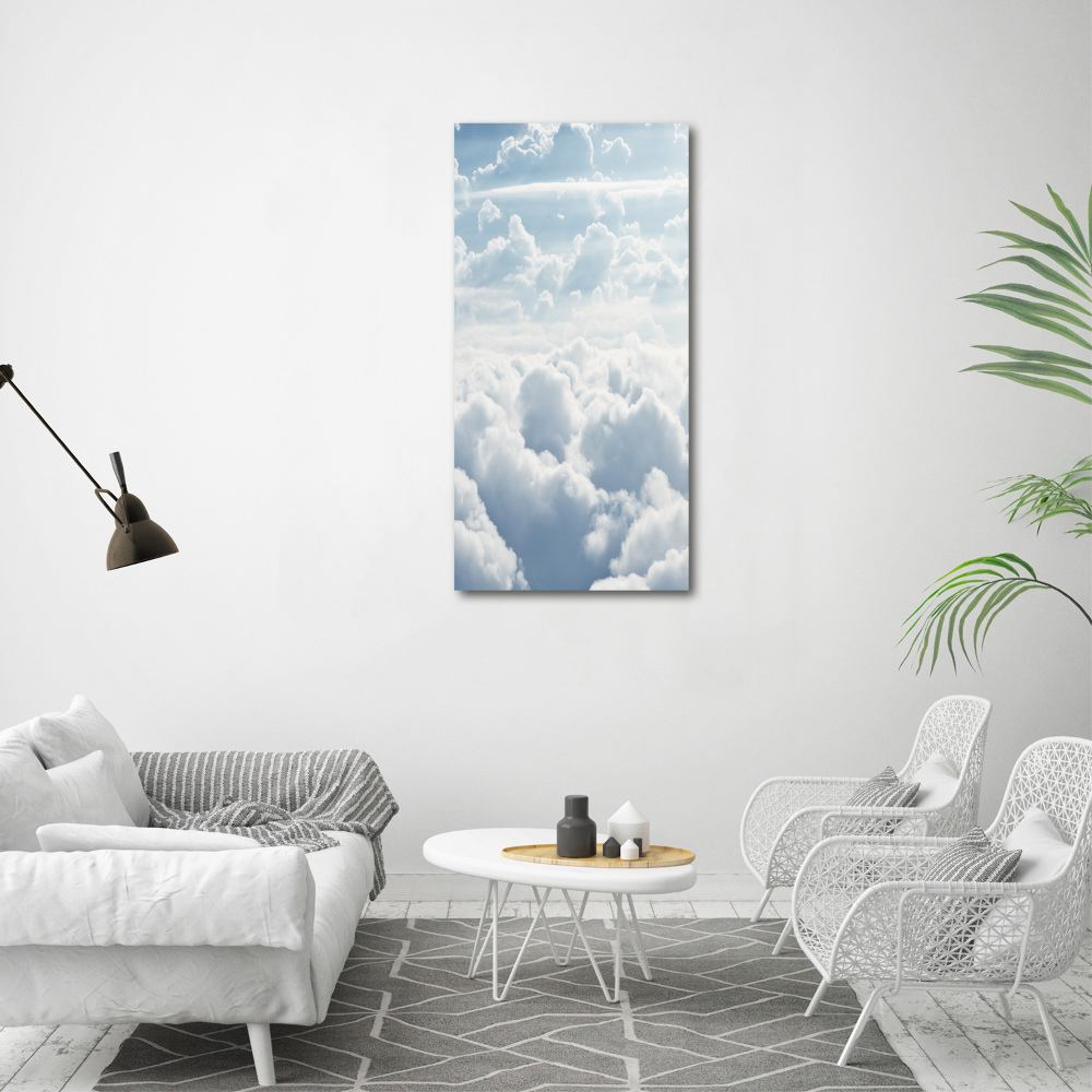 Acrylique tableau Vol au-dessus des nuages