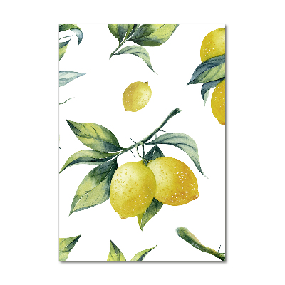 Tableau acrylique Citrons