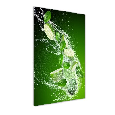 Tableau acrylique Vert lime clair