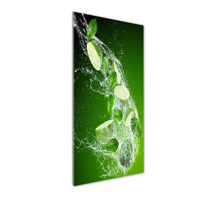 Tableau acrylique Vert lime clair