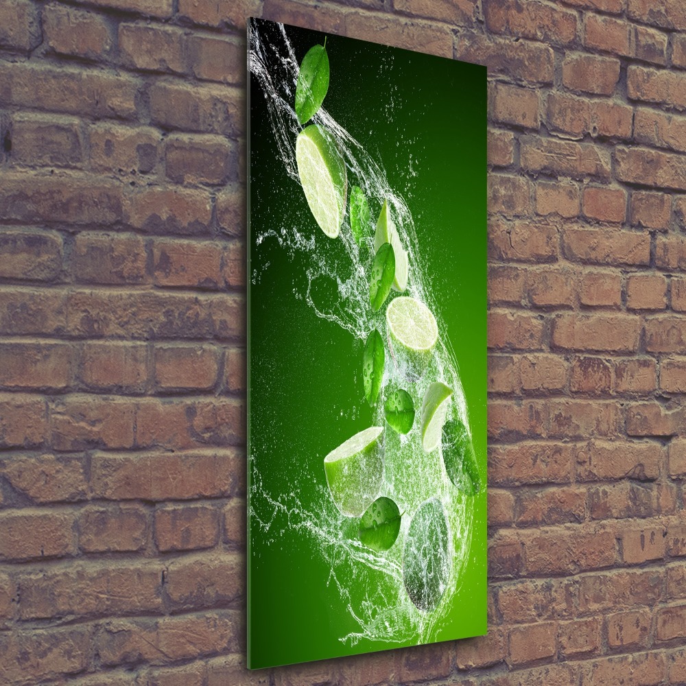 Tableau acrylique Vert lime clair