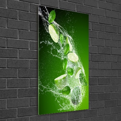 Tableau acrylique Vert lime clair