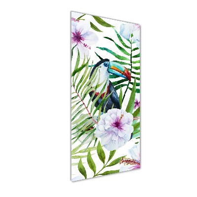 Tableau verre acrylique Motif hawaiien