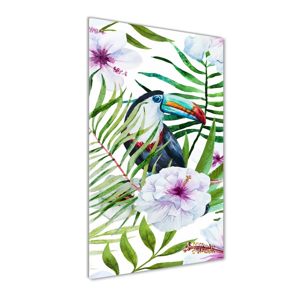 Tableau verre acrylique Motif hawaiien