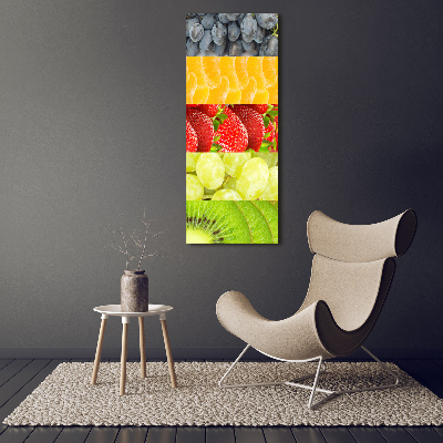 Tableau sur verre acrylique Fruits