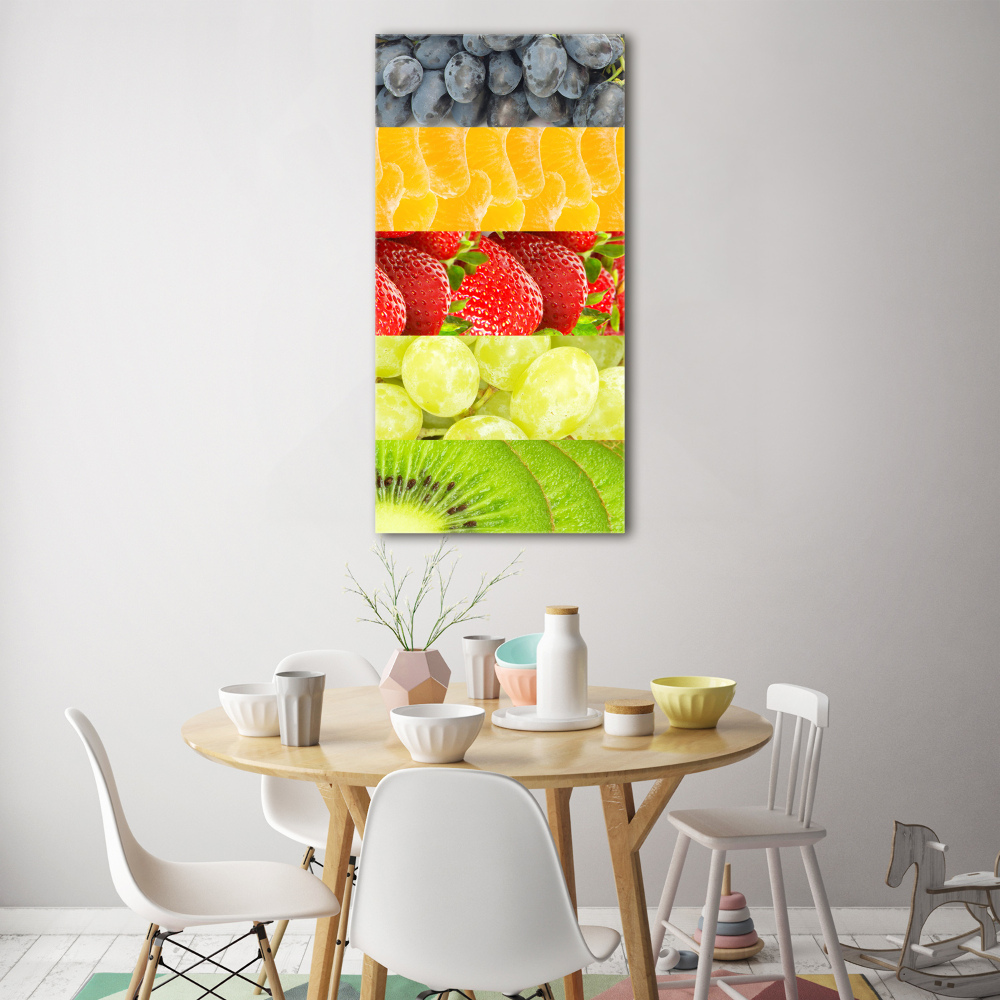 Tableau sur verre acrylique Fruits