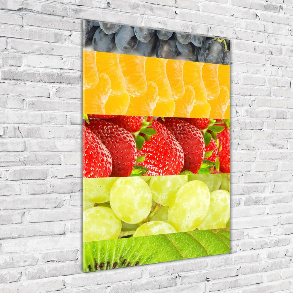 Tableau sur verre acrylique Fruits