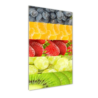 Tableau sur verre acrylique Fruits