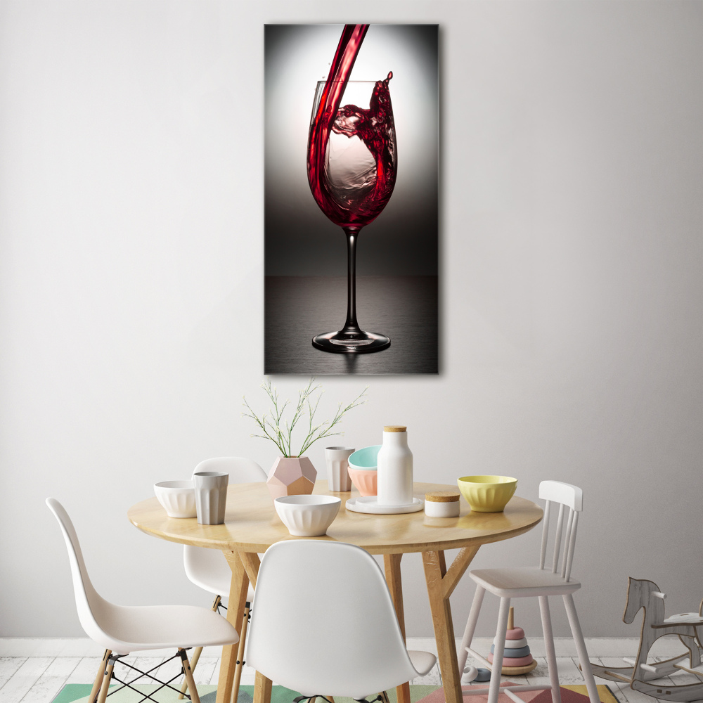 Acrylique tableau Vin rouge