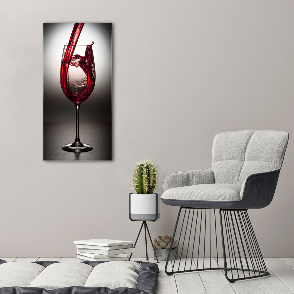 Acrylique tableau Vin rouge