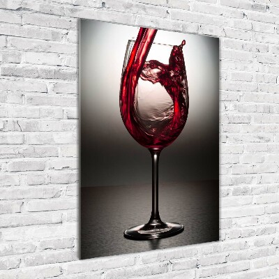 Acrylique tableau Vin rouge