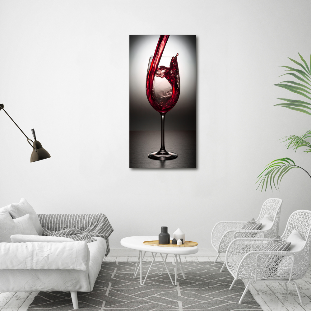 Acrylique tableau Vin rouge