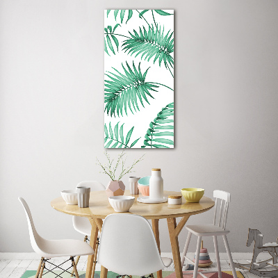 Acrylique tableau Feuilles tropicales palmier