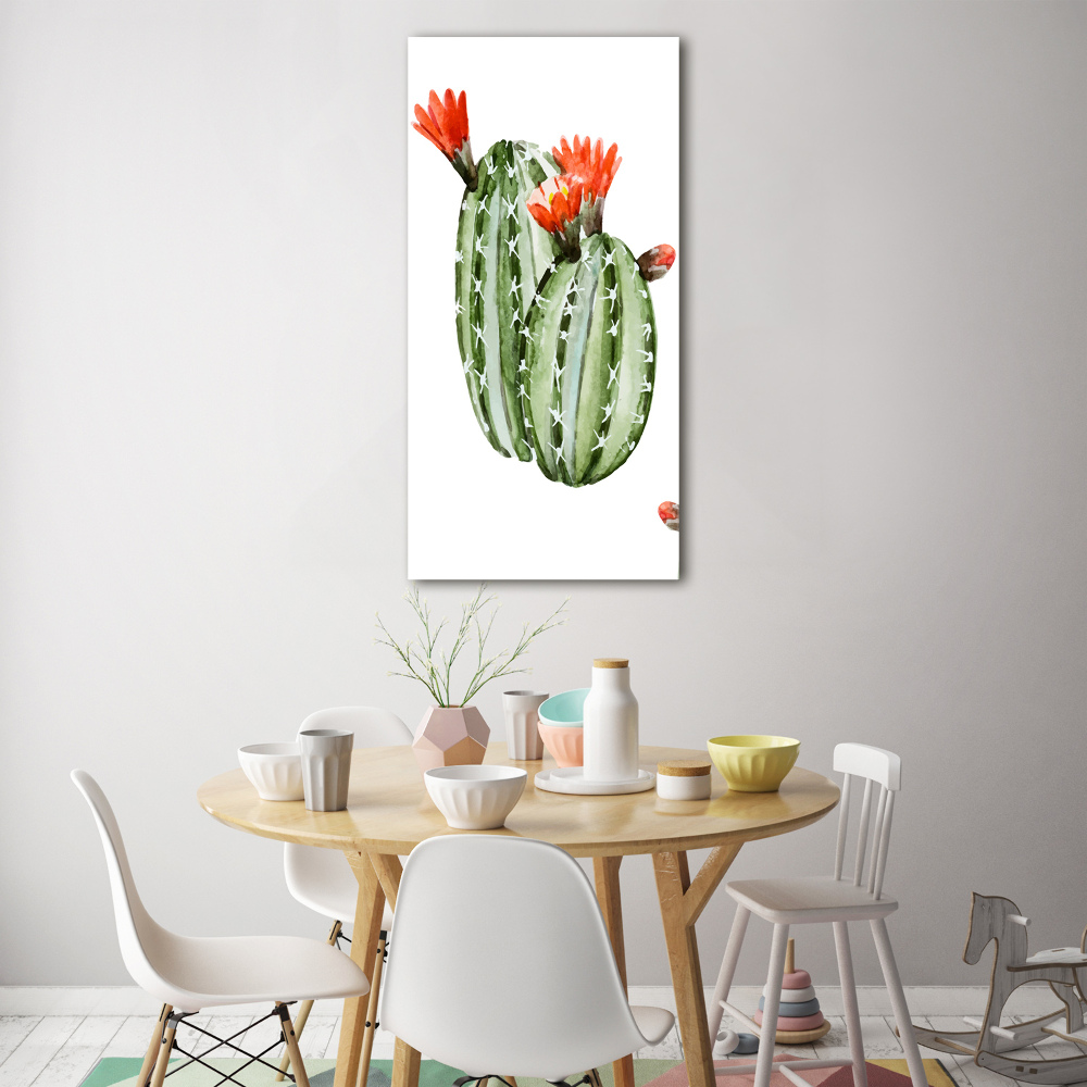 Acrylique tableau Cactus