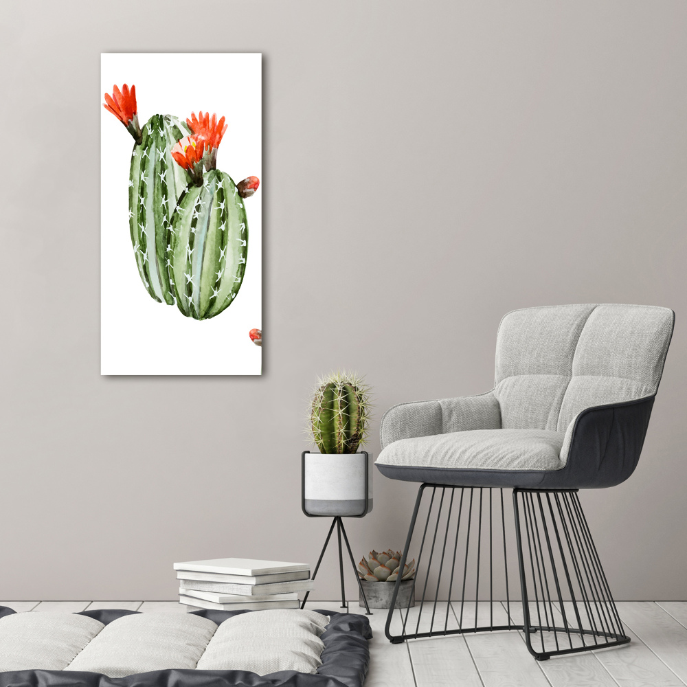 Acrylique tableau Cactus