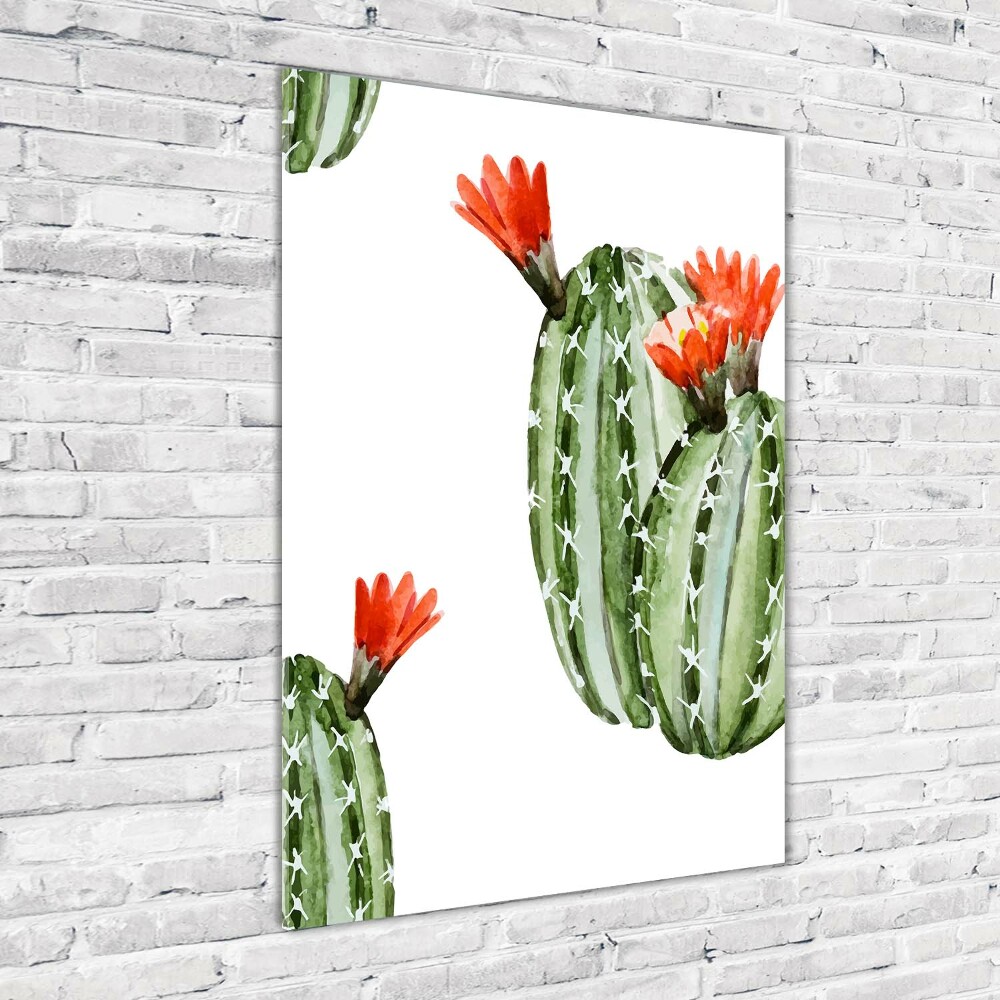 Acrylique tableau Cactus