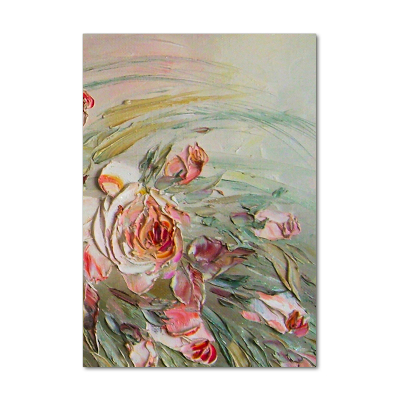 Tableau sur verre acrylique Roses