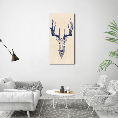 Acrylique tableau Tête de cerf