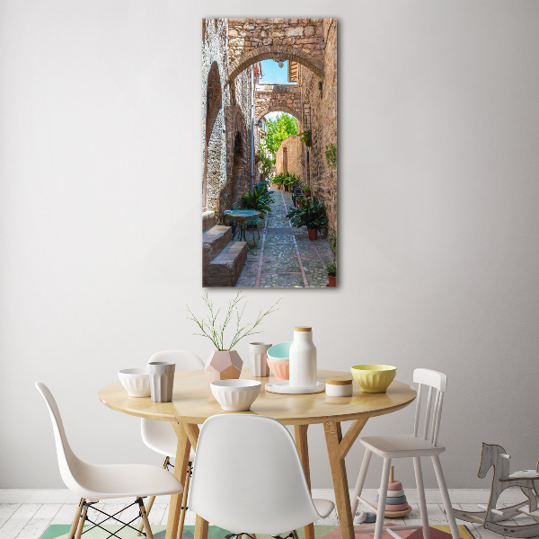Acrylique tableau Rues en pierre italienne