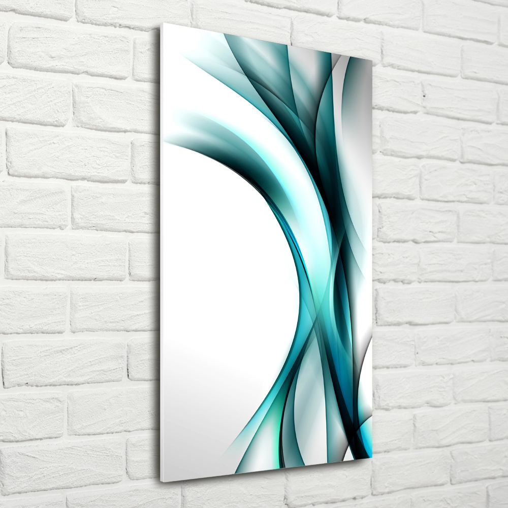 Tableau verre acrylique Vagues abstraites