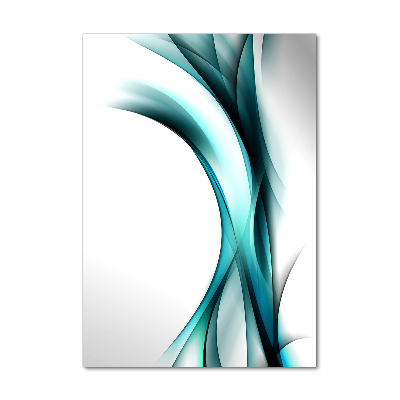 Tableau verre acrylique Vagues abstraites