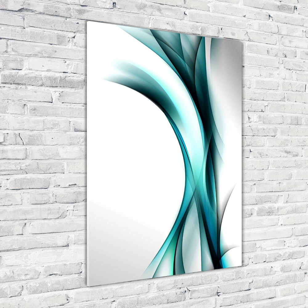 Tableau verre acrylique Vagues abstraites