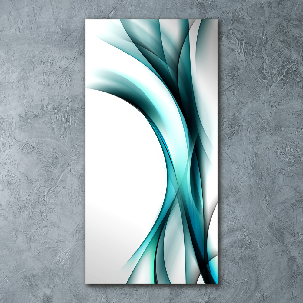 Tableau verre acrylique Vagues abstraites