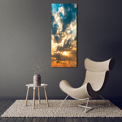 Tableau verre acrylique Nuages dans le ciel