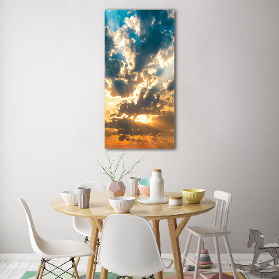 Tableau verre acrylique Nuages dans le ciel