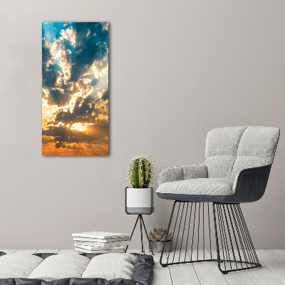 Tableau verre acrylique Nuages dans le ciel