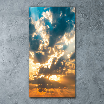 Tableau verre acrylique Nuages dans le ciel