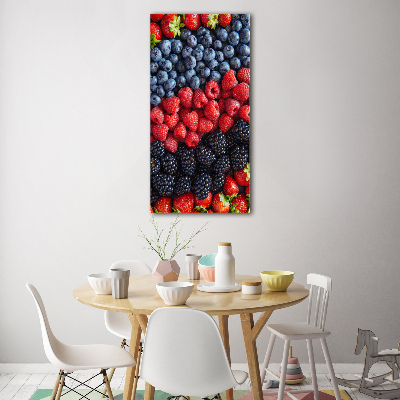 Tableau acrylique Fruits des bois