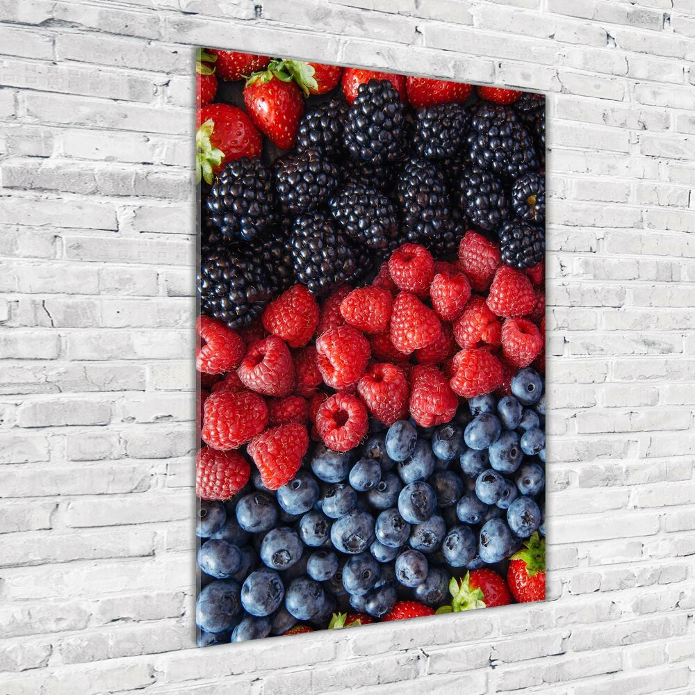 Tableau acrylique Fruits des bois