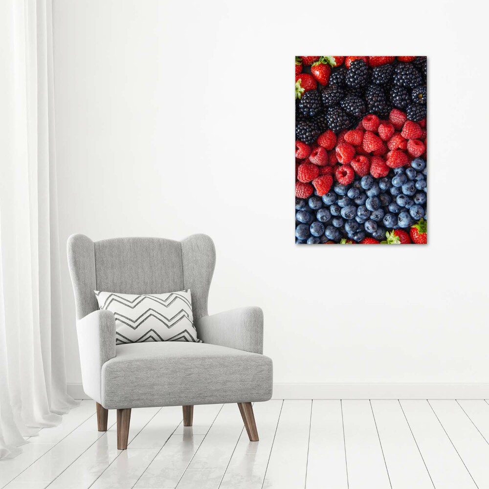 Tableau acrylique Fruits des bois