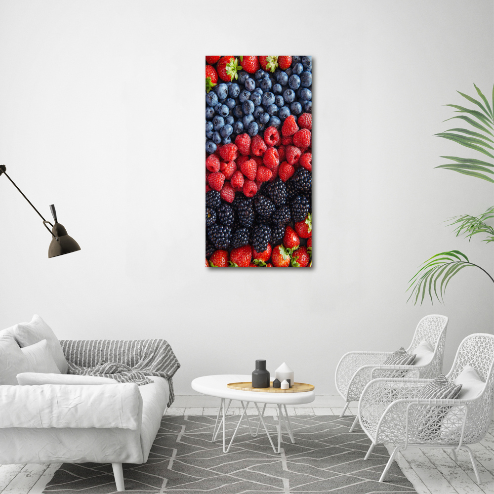 Tableau acrylique Fruits des bois