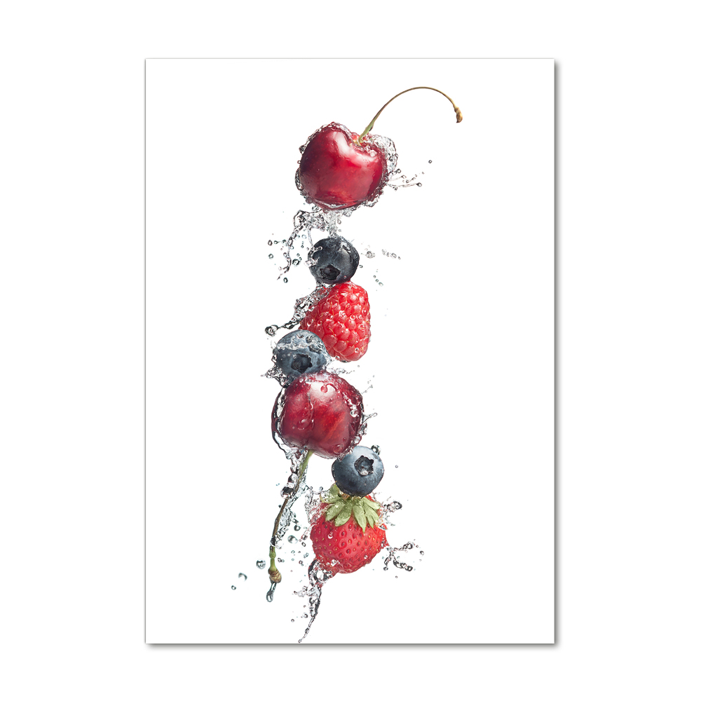 Tableau verre acrylique Fruits des bois