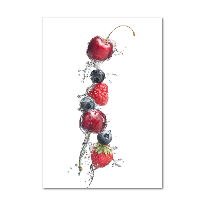 Tableau verre acrylique Fruits des bois