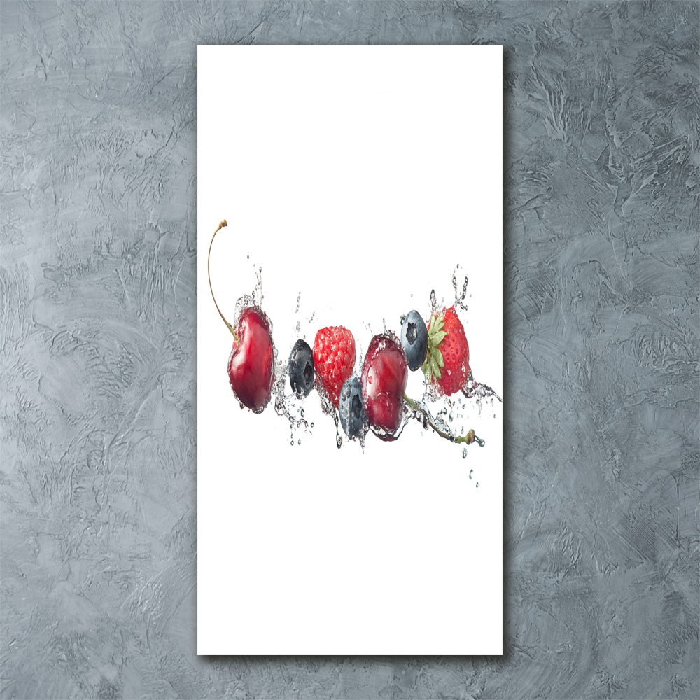 Tableau verre acrylique Fruits des bois