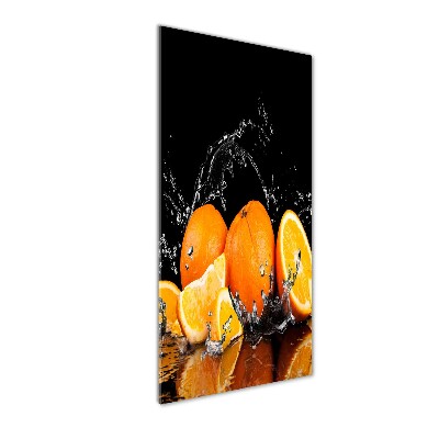 Tableau verre acrylique Oranges fruit