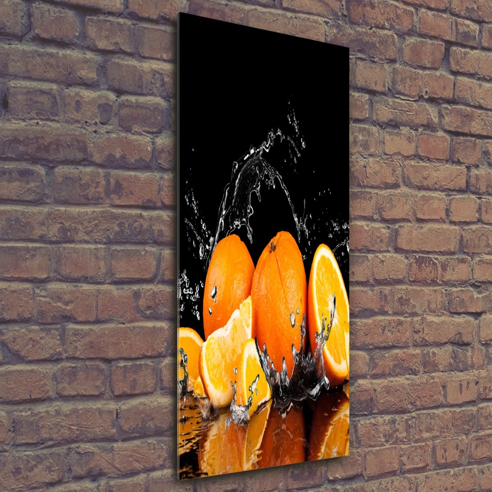 Tableau verre acrylique Oranges fruit