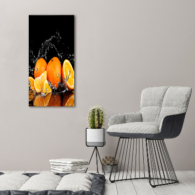 Tableau verre acrylique Oranges fruit