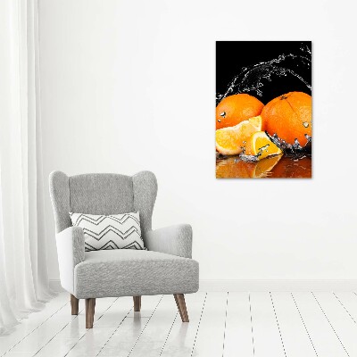 Tableau verre acrylique Oranges fruit