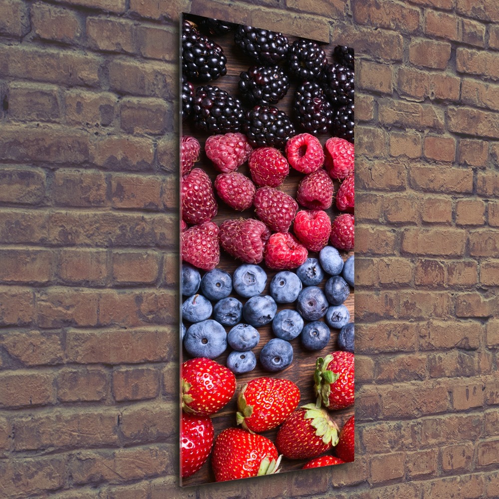 Tableau sur verre acrylique Fruits de forêt