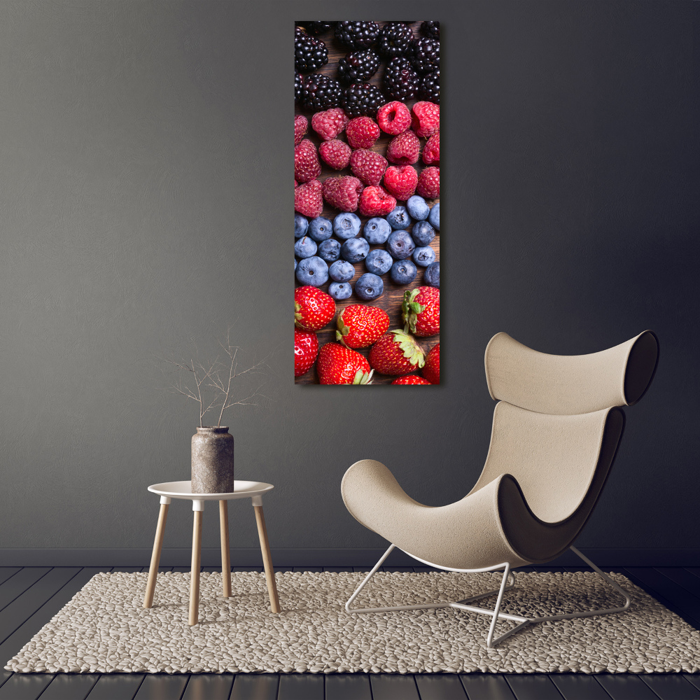 Tableau sur verre acrylique Fruits de forêt