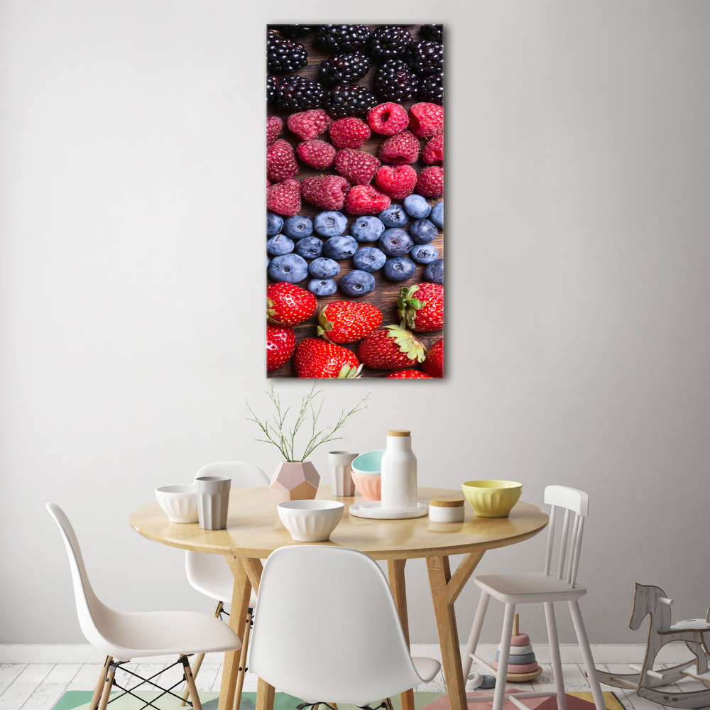 Tableau sur verre acrylique Fruits de forêt