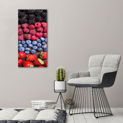 Tableau sur verre acrylique Fruits de forêt