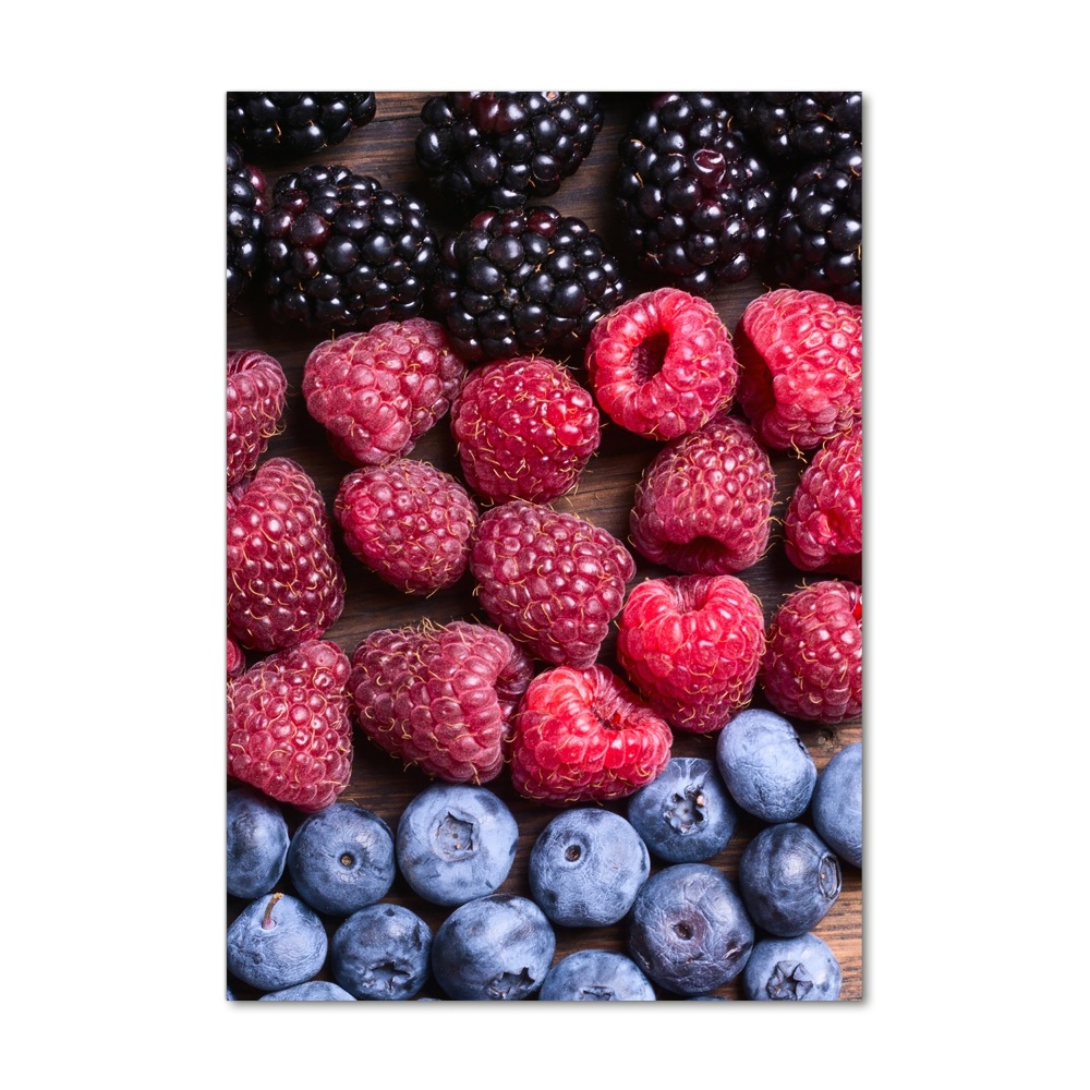 Tableau sur verre acrylique Fruits de forêt