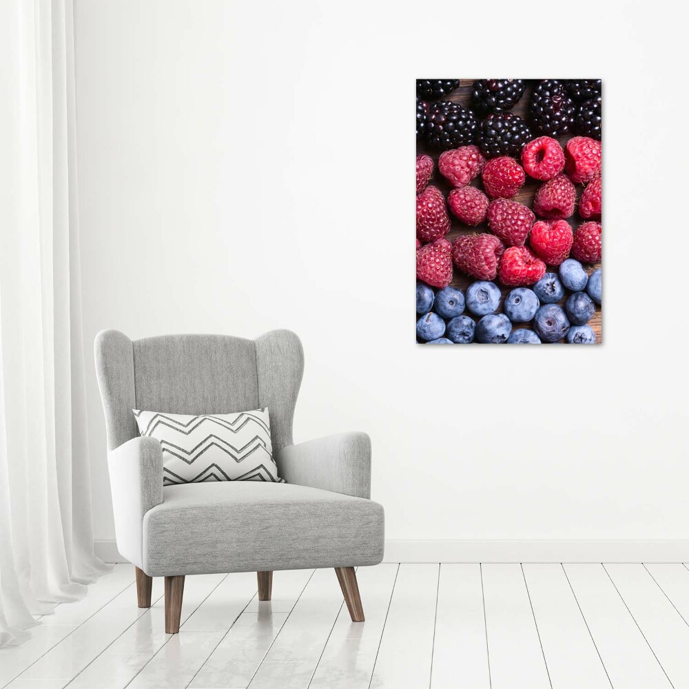 Tableau sur verre acrylique Fruits de forêt